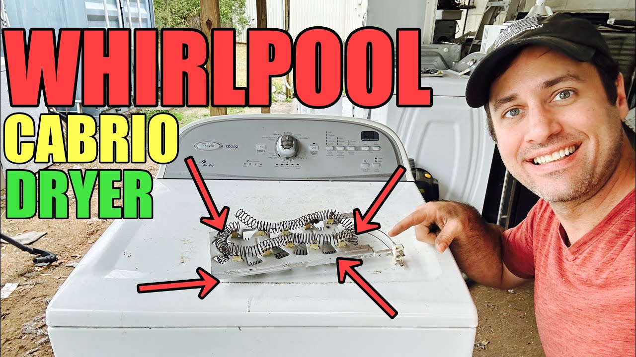 Why This Whirlpool CABRIO Dryer is So Noisy & Not Heating | Quick