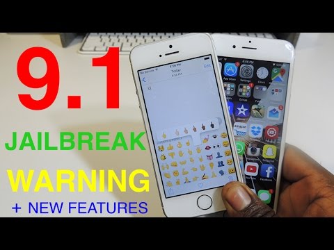 iOS 9.1 JAILBREAK WARNING + NEW FEATURES