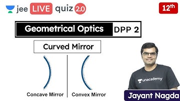 JEE: Geometrical Optics DPP 2 | Reflection | Curved Mirror | Unacademy JEE | Physics | Jayant Nagda