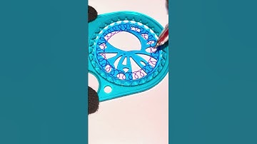 Whimsical spiro that will melt your heart ❤️ #shorts #spirograph #satisfying #viral