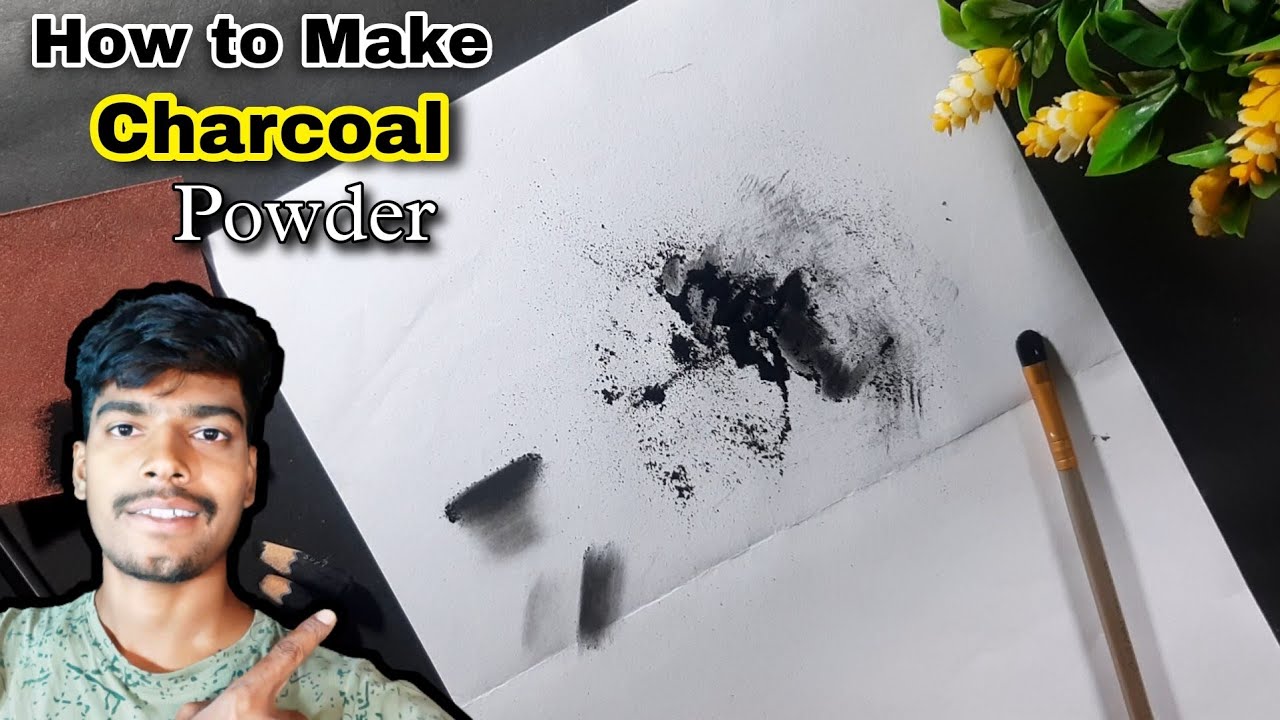 How to Make Charcoal Powder at Home - YouTube