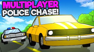 I Got Into a Police Chase with My Friend! (Motor Town Multiplayer)