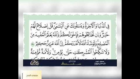 مصحف الحدر (الجزء 2) القارئ عمرو البساطي حفظه الله