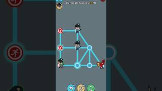 Police puzzle game || easy levels Police cover the theif #games #shorts