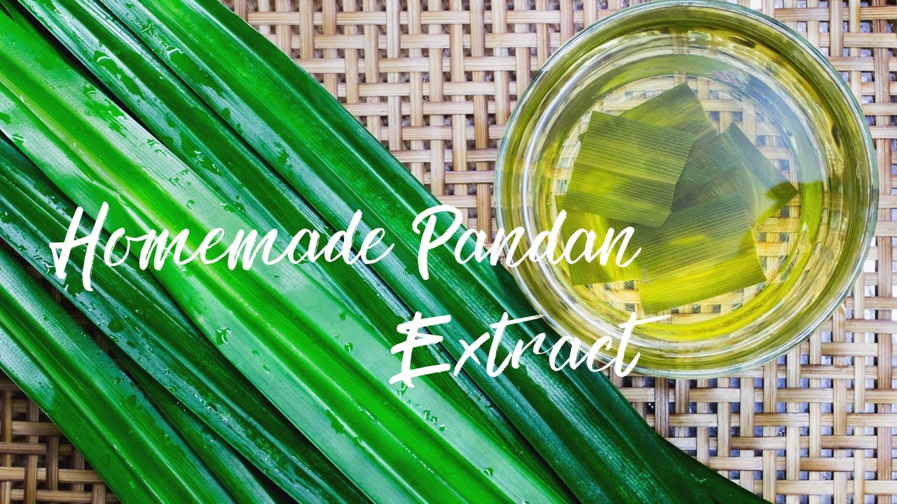 Make Your Own Pandan or Screwpine Extract / Paste | Sound ON