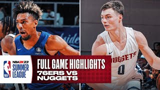 76ERS vs NUGGETS | NBA SUMMER LEAGUE | FULL GAME HIGHLIGHTS screenshot 2