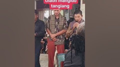 ulaon mangido tangiang