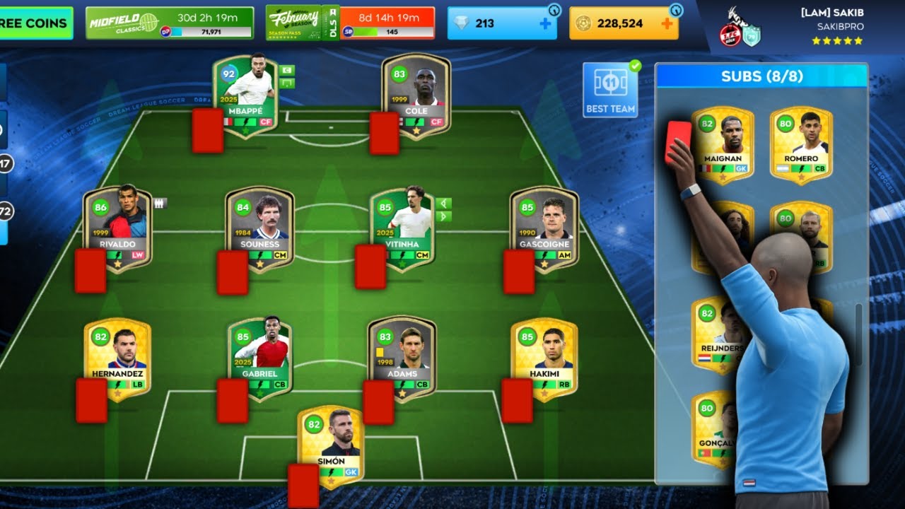 What Happens If You Get 11 Red Cards in DLS 26? - YouTube