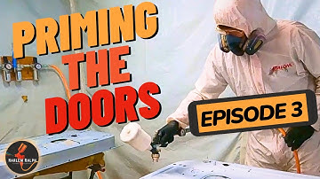 MGB GT Restoration Project - Episode 03 - Priming The Doors