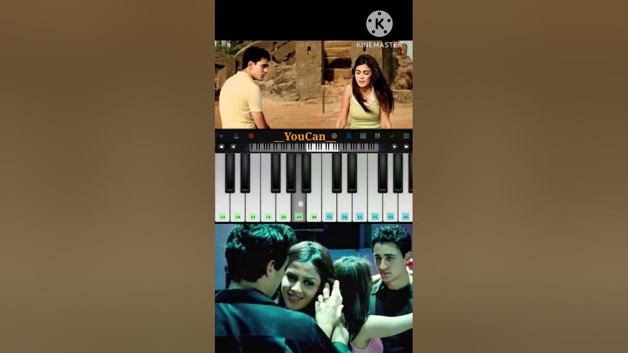 Kahin To Hogi Woh - Piano Sheet Music Kahin To Hogi Woh | Jaane Tu Ya Jaane Na | Imran Khan, Genelia D'Souza