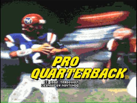 Pro Quarterback - Super Nintendo (1992) - YouTube