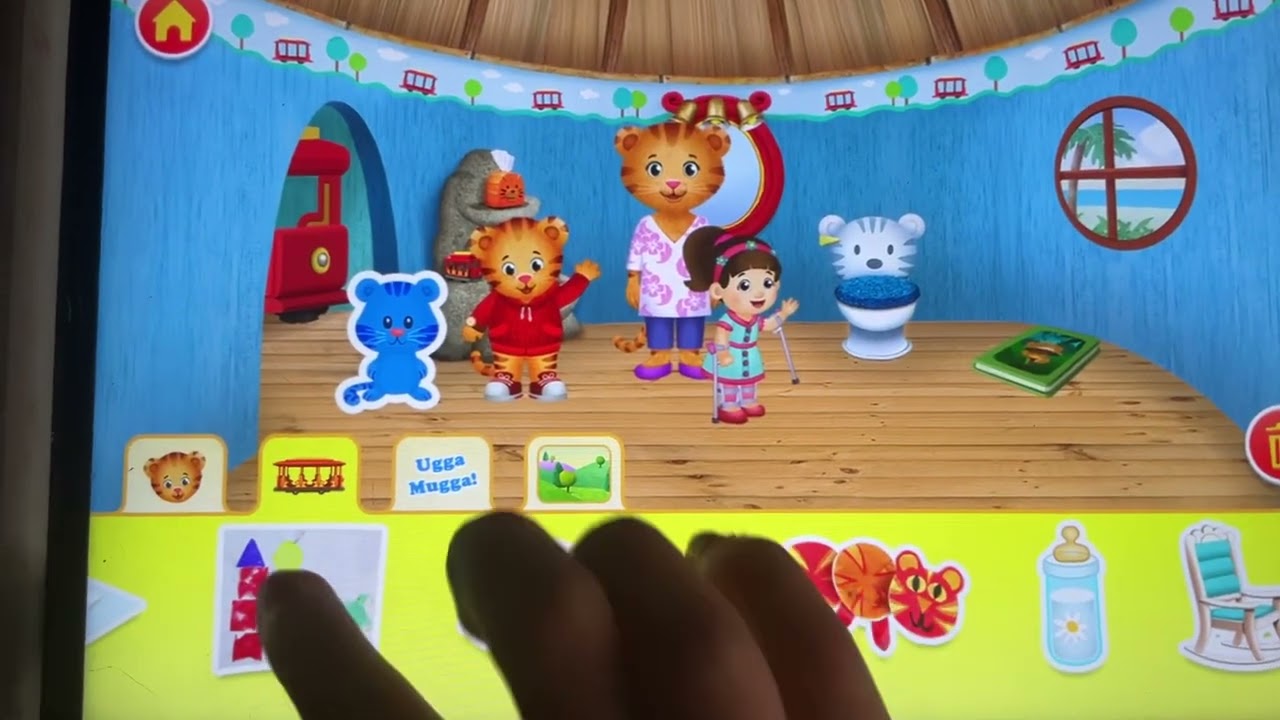 Daniel tiger’s neighborhood play at home with Daniel tiger stickers games