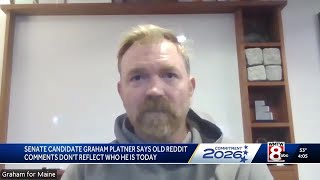 US Senate candidate Graham Platner addresses deleted social media posts criticizing police, rural...