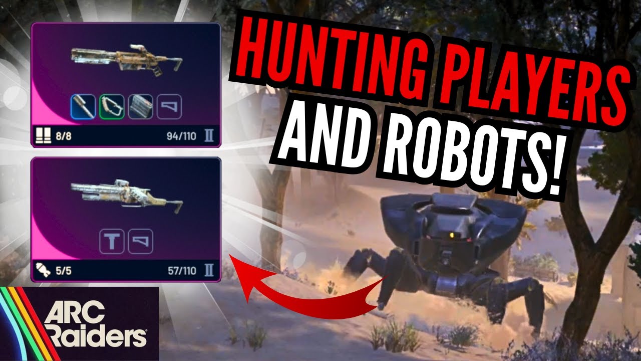 I Took in a VULCANO and HULLCRACKER to HUNT PLAYERS and ROBOTS Arc Raiders Solos!