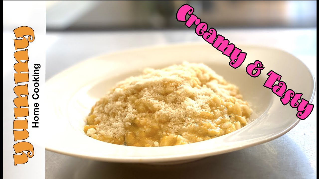 Butternut squash risotto with blue cheese (creamy and easy) YouTube