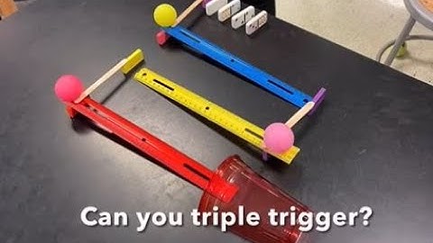 Easy Rube Goldberg Machine for Beginners: Track Trigger and Seesaw