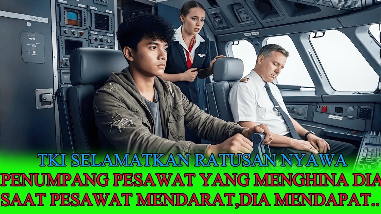 KISAH NYATA‼️TKI NEKAT SELAMATKAN RATUSAN NYAWA ORANG YANG MENGHINANYA DI PESAWAT