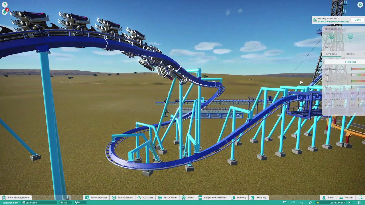 BIRD COASTER PART 2, GIGA COASTER AND GIANT INVERTED BOOMERANG.