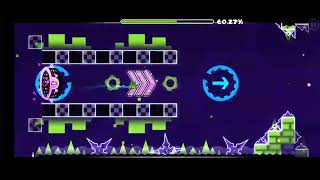 I beat electrodynamics in geometry dash the 15 level insane mode in gd
