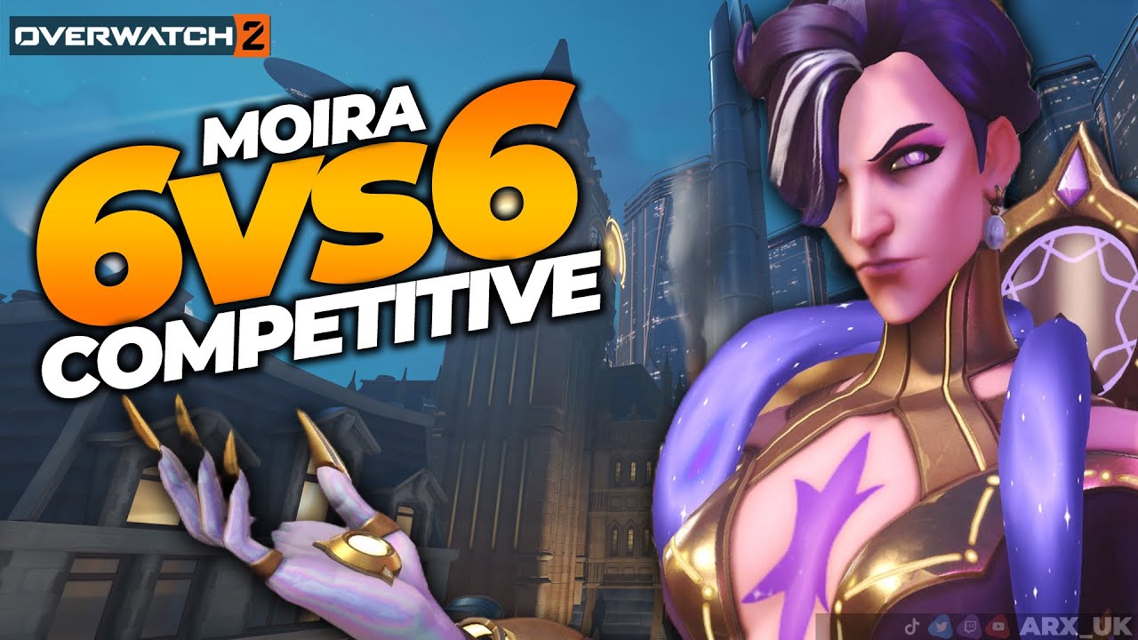 Moira in 6vs6 Competitive - KINGS ROW AGGRESSIVE GAMEPLAY!