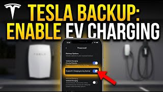 How to activate Tesla Powerwall backup for home EV charging - Complete Guide