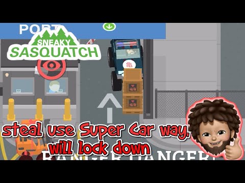 Sneaky Sasquatch - Steal Cargo using Super Car  | will lock down