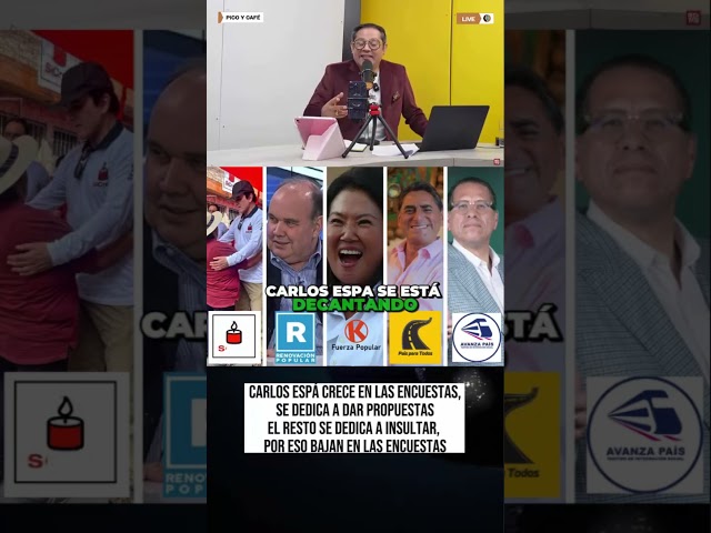 Suriel Chacón: Carlos Espá está captando el voto de los jóvenes #peru #carlosespa #sicreo #política