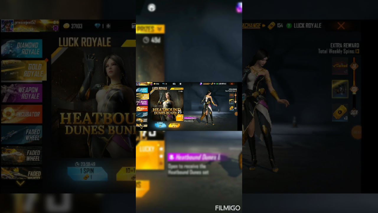 I GOT Rare Items in my account, I Obtained Magic Cube and Gold Royal Bundle Also.