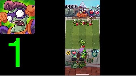 Plants vs. Zombies Heroes - Gameplay Walkthrough Part 1 - Tutorial (iOS, Android)