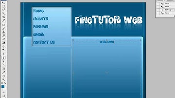 Complete Cool Web Template Creation Design Photoshop Tutorials Part 3