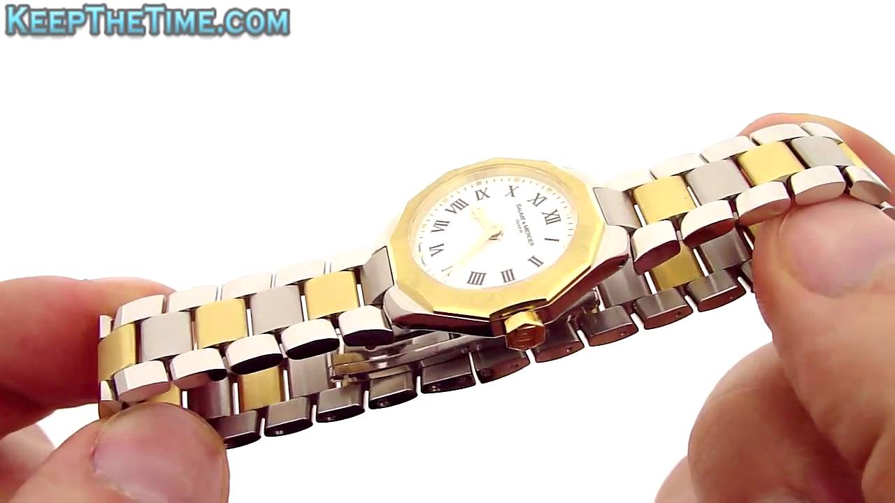 Baume & Mercier Riviera 時計 電池切れ 遺品整理 Baume et Mercier Riviera - YouTube