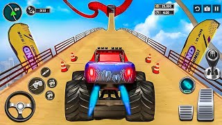 Ramp Monster Car Racing _ Car Racing 3D _ Android Gameplay #monstercar #1million screenshot 4