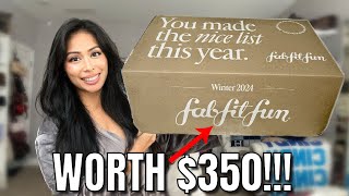 FABFITFUN WINTER 2024 UNBOXING SPOILERS SHARING ALL CHOICE OPTIONS SPECIAL PROMO CODE