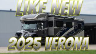 2025 Renegade Verona 36VSB Two Slides Mid Bath Sleeps 6 One Owner w/8K Miles!