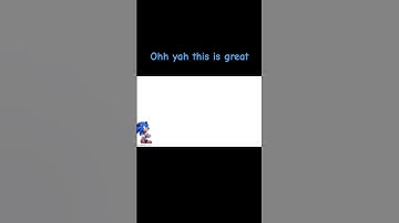 Sonic sprite animation 2. With Sounds!!!!!