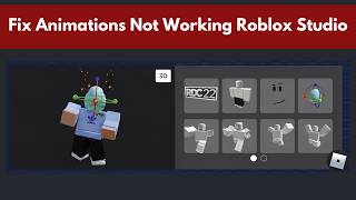 How To Fix Roblox Animations Not Working | Roblox Studio Animation Glitch |Roblox Animate Script Fix