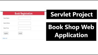 Advanced java Project |  Book Shop Application in eclipse | Servlet JDBC Project screenshot 3