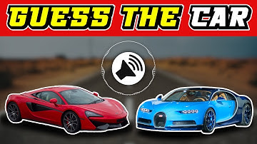 🔉 Guess The Car by The Acceleration Sound | Car Quiz