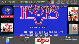 Hoops | NES | Review | Basketball Game Retrospective #4 | 🏀🎮#basketball