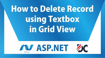 How to Delete Record using Textbox in Grid View || ASP.NET