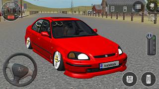 Modifiyeli Honda Civic Araba Sürüş Oyunu - Etiket Araba Oyunları - Android Gameplay screenshot 1