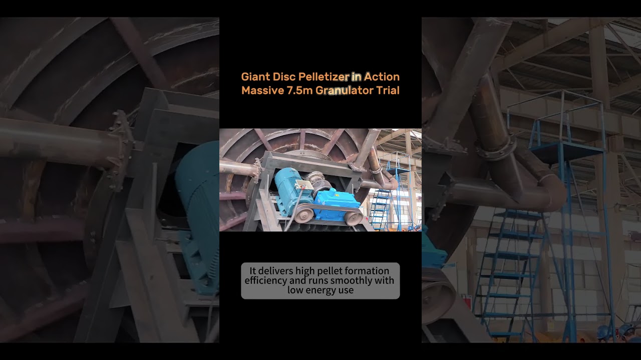 Advanced Large-Scale Disc Granulator for Iron Ore Pelletizing Iron Ore Pelletizing 