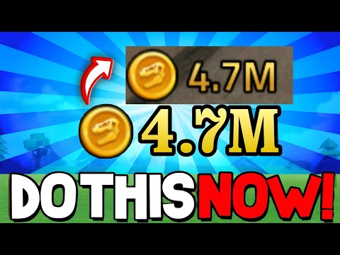 Best Way to Farm MONEY in Dino Hunters 
