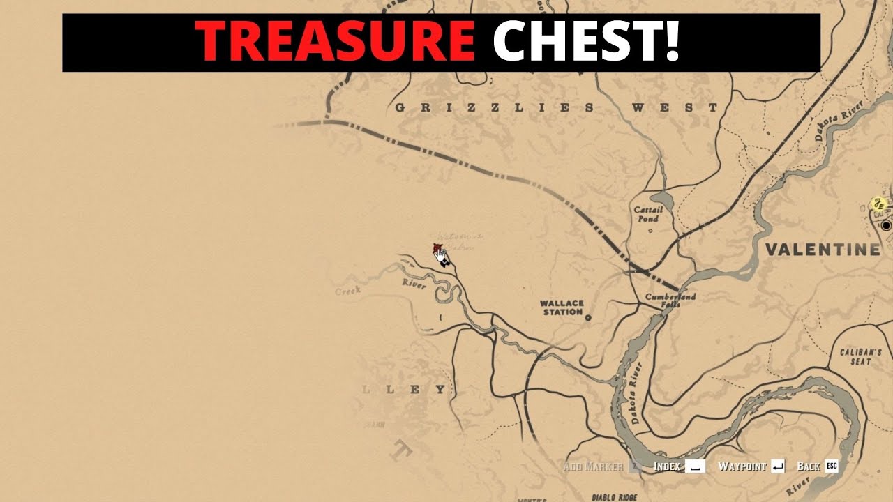 Someone left a treasure chest in the middle of a field! RDR2 YouTube