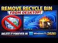 Permanently Remove Recycle Bin from Desktop in Windows 11