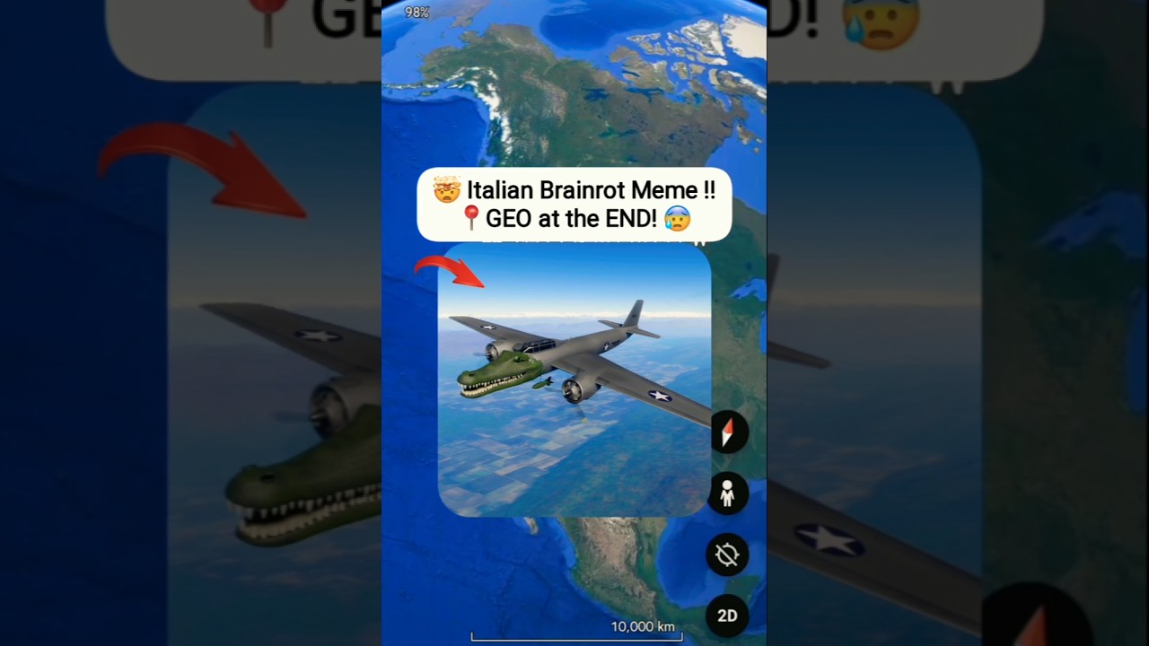 I Found Italian Brainrot Memes In Real Life On Google Maps And Google Earth 😰! 