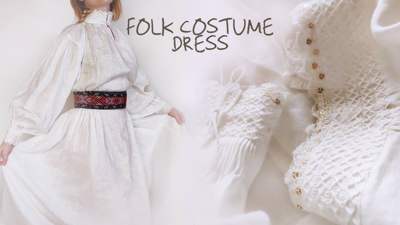 making a dress inspired by 🇪🇪ESTONIAN FOLK COSTUME🇪🇪 and it slays