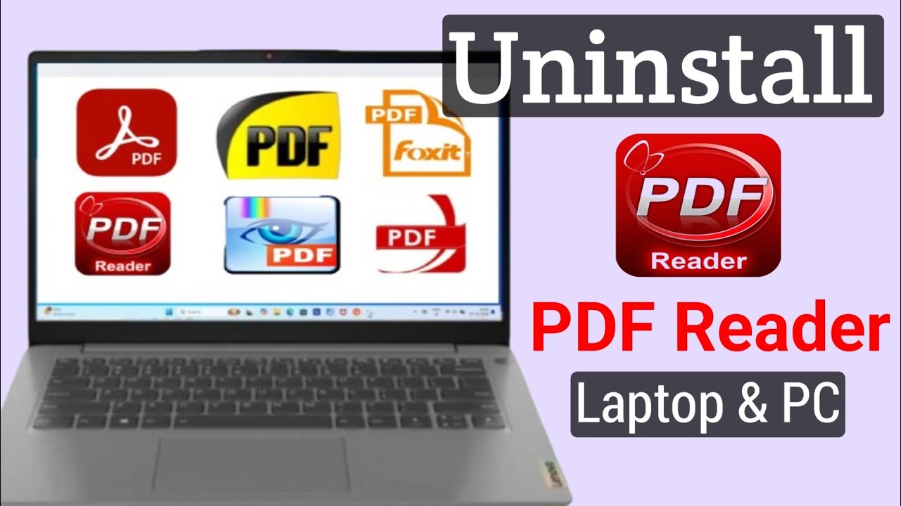 How to Uninstall PDF Reader | PDF Reader Uninstall Free - YouTube