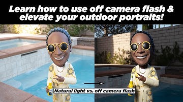 Take your photos to the next level by learning how to shoot with off camera flash