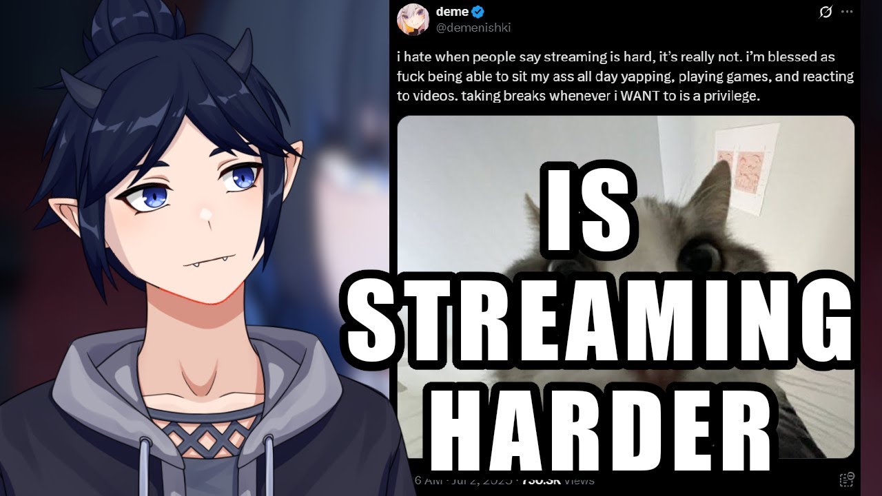 Is Streaming Harder Than A Normal Job? - YouTube